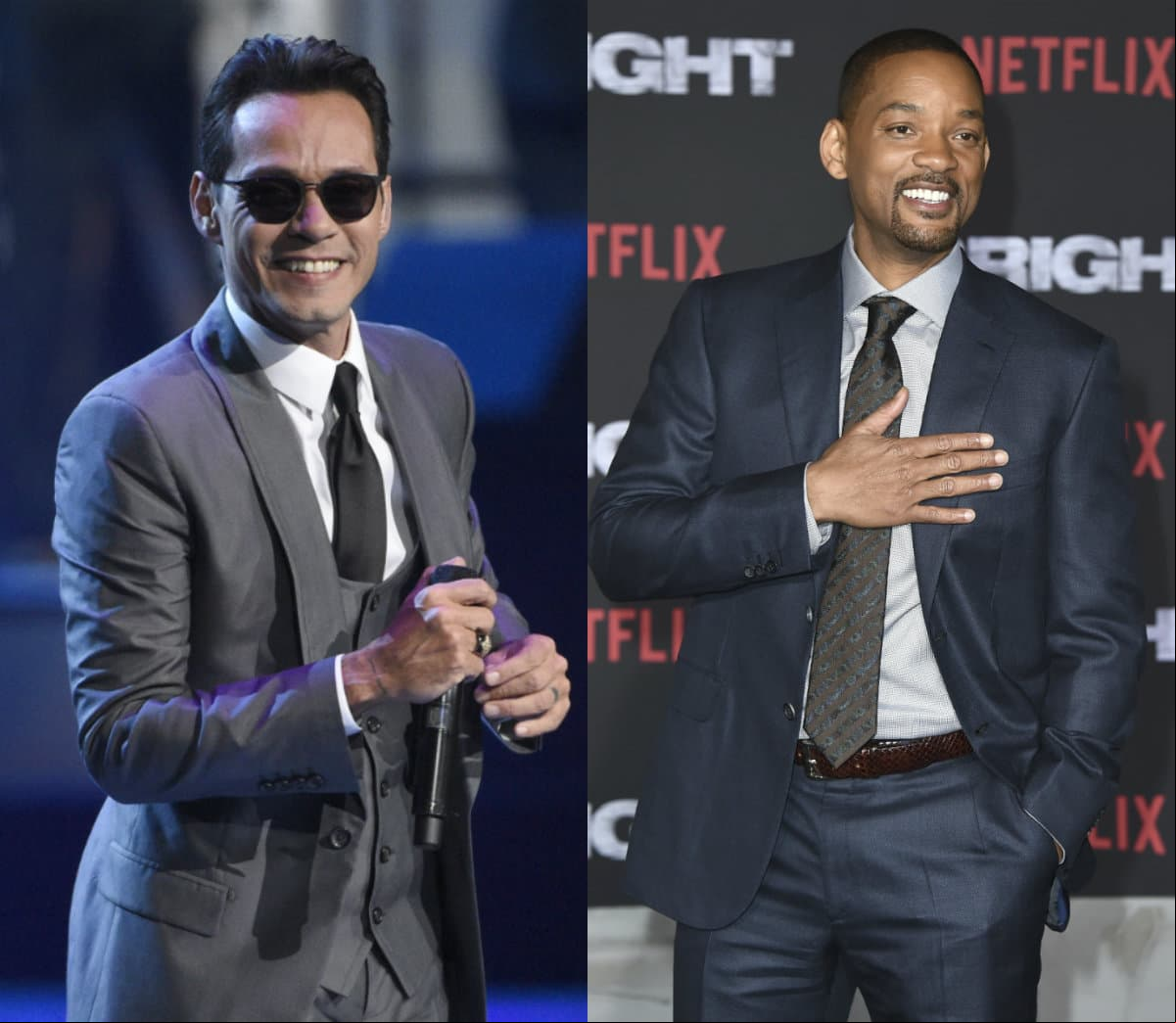 Marc Anthony pone a bailar a Will Smith a ritmo de salsa