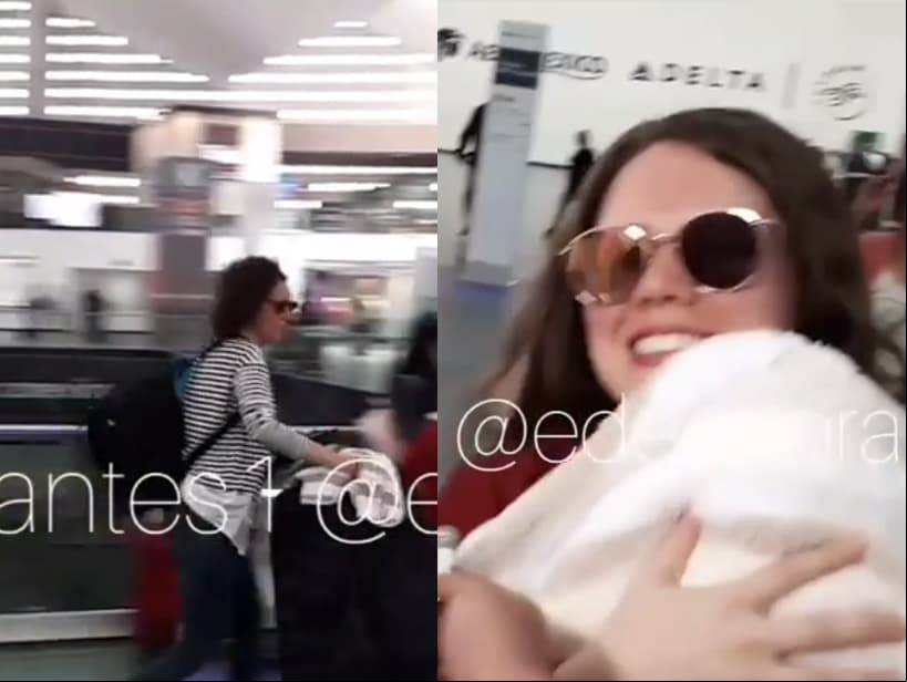 Joy nunca ha tenido la intención de esconder su relación con Diana Atri, por ello a principios de septiembre ambas fueron captadas en el aeropuerto de la Ciudad de México, mostrando el momento en que la artista se adelantó para mantener distancia entre los reporteros.