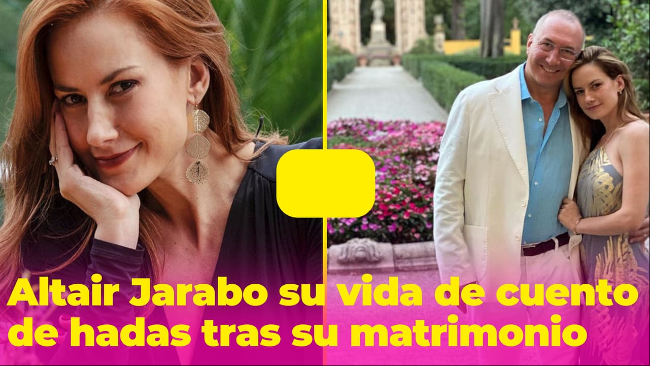 La increíble vida de Altair Jarabo desde que se casó y demostró que para el amor no hay edad