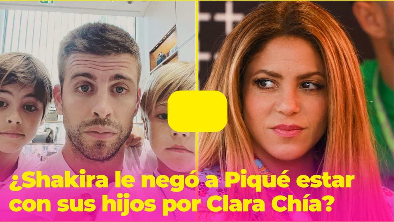Shakira se habría negado a que Piqué pase más tiempo con sus hijos, ¿es por Clara Chía?