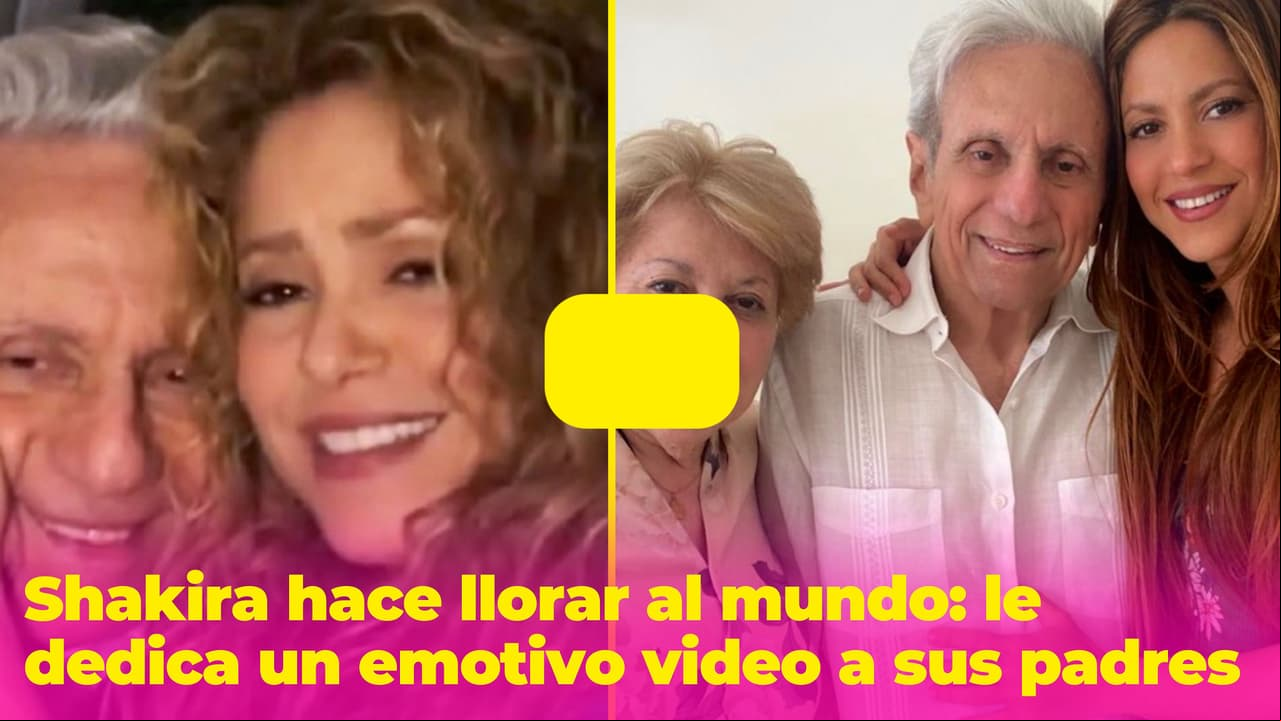 Shakira hace llorar al mundo (de nuevo): le dedica un emotivo video a sus padres