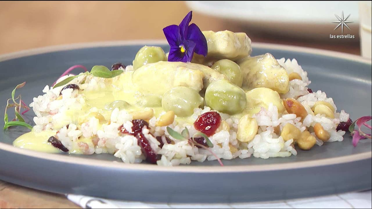 Receta original: Pollo cremoso en salsa de mandarina