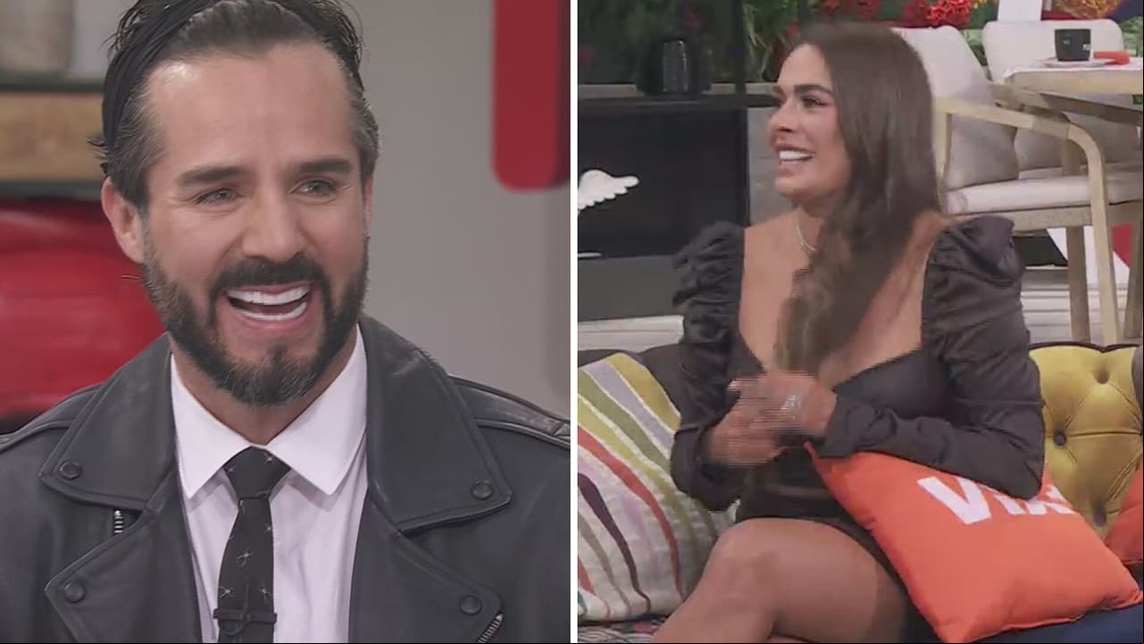 José Ron hace escena como Dios lo trajo al mundo y sonroja a Galilea Montijo