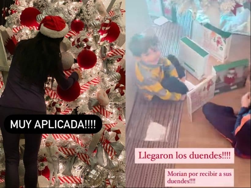 Y es que los integrantes, además de degustar donas y chocolate caliente, cantan villancicos mientras lo adornan. Por otro lado, la conductora compartió que sus hijos reciben duendes de regalo como preámbulo de la Navidad.