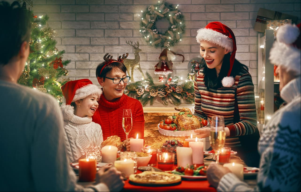 Sigue estos cinco consejos para no subir de peso esta Navidad