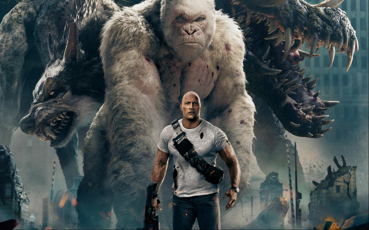 Reseña: Dwayne Johnson salva al mundo de nuevo en ‘Rampage: Devastación’