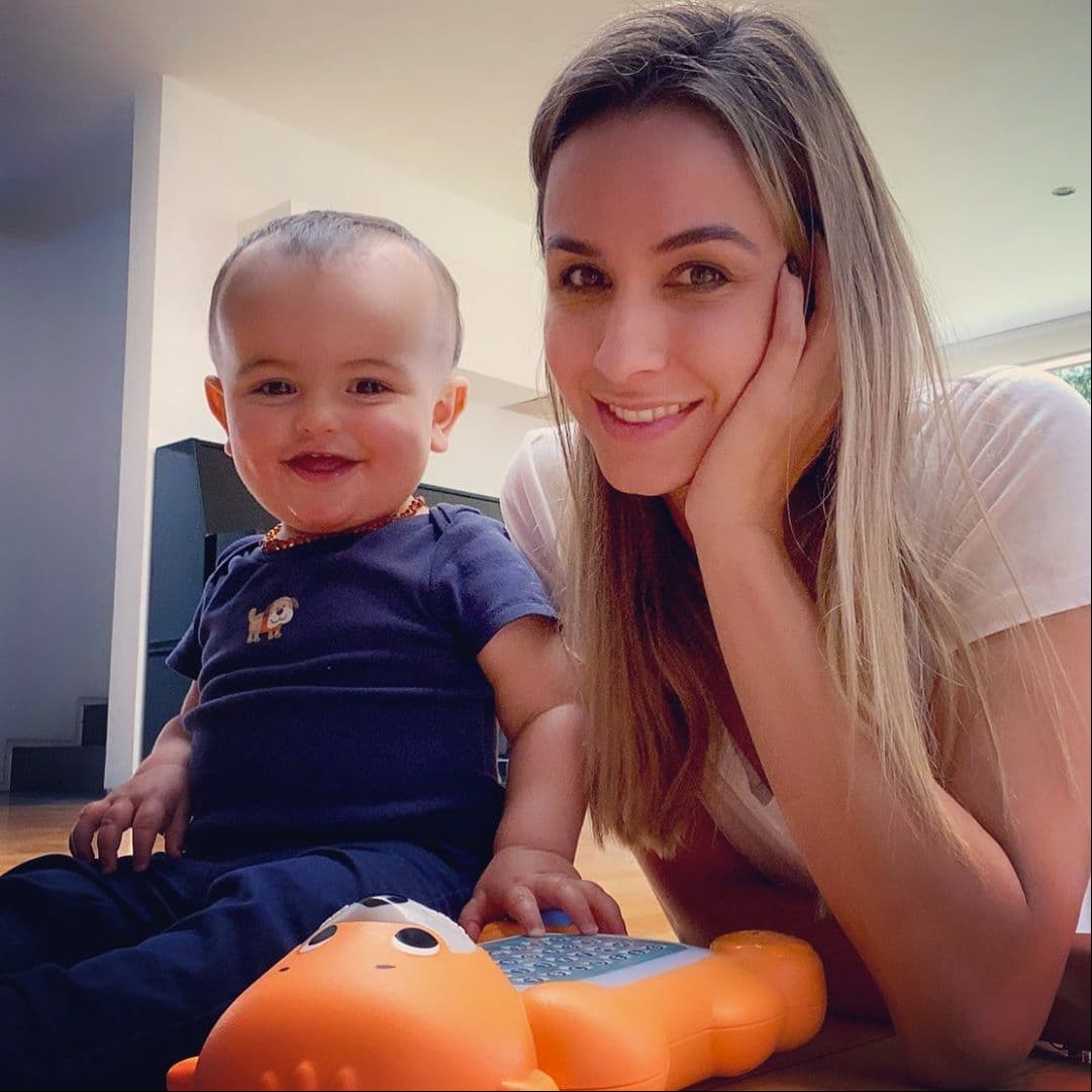 La mañana del 24 de abril, Odalys Ramírez le dedicó un tierno mensaje a su hijo Rocco, quien cumplió su primer año de vida durante la pandemia del covid-19.