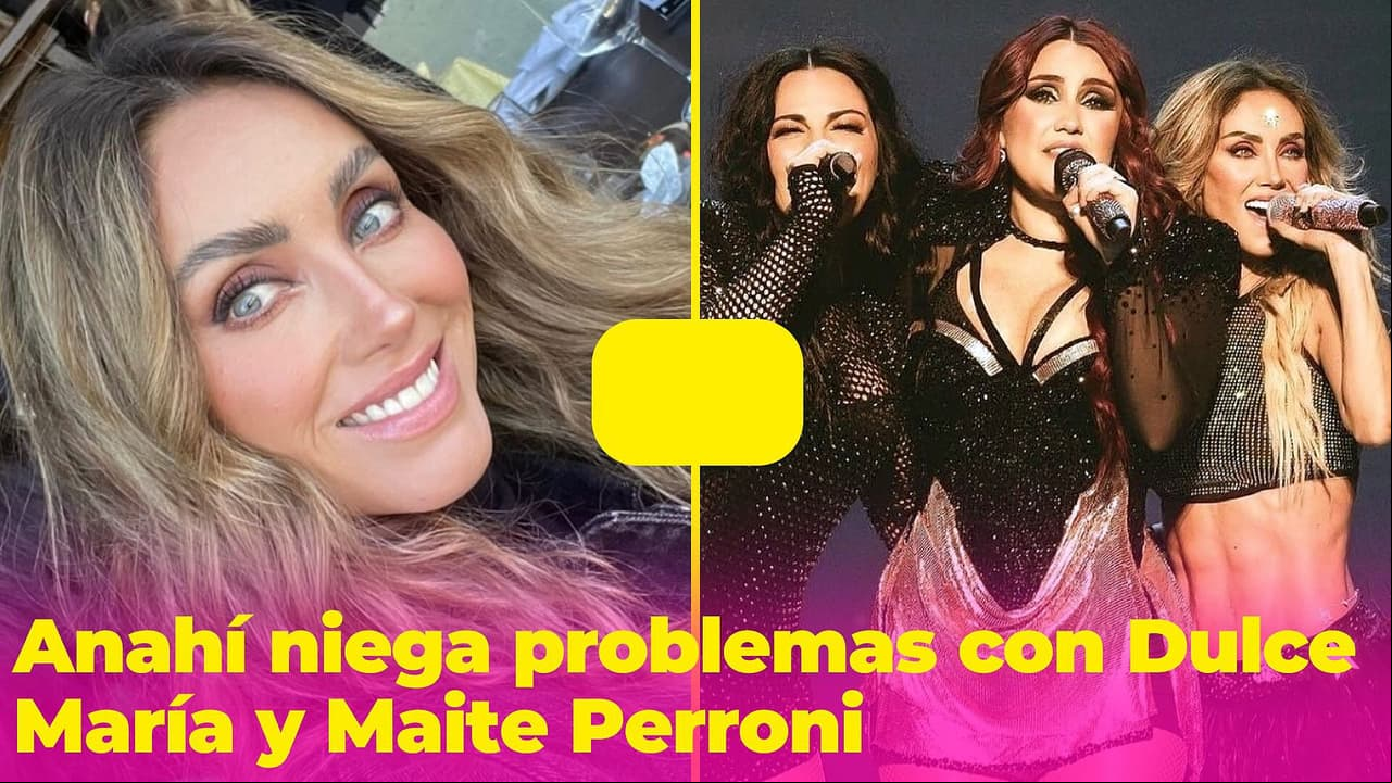 Anahí explota contra quienes la comparan con Dulce María y Maite Perroni en el tour de RBD