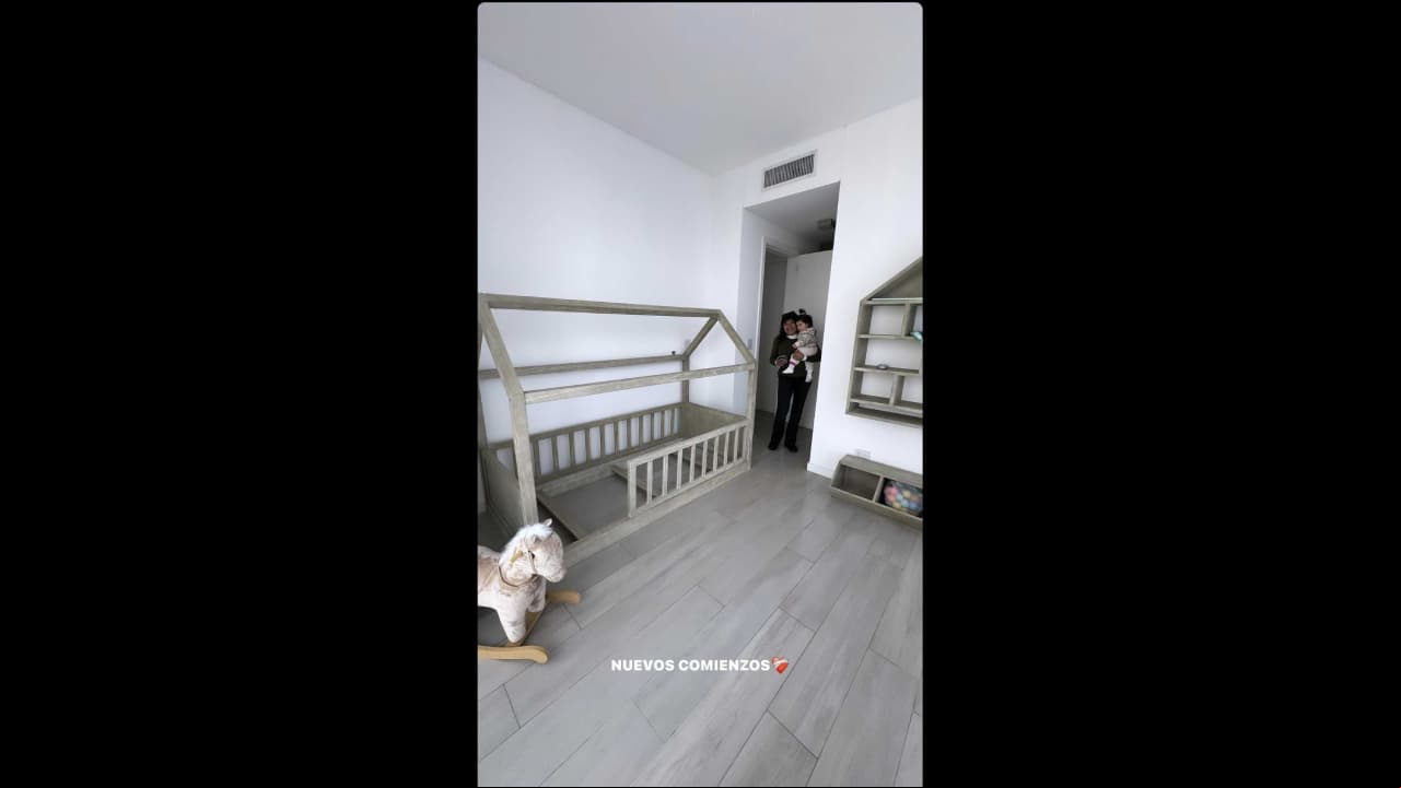 Así es la nueva recámara de la hija de Nodal