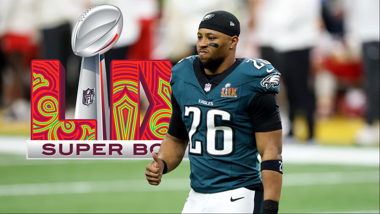 Saquon Barkley rompe récord histórico en el Super Bowl con Eagles