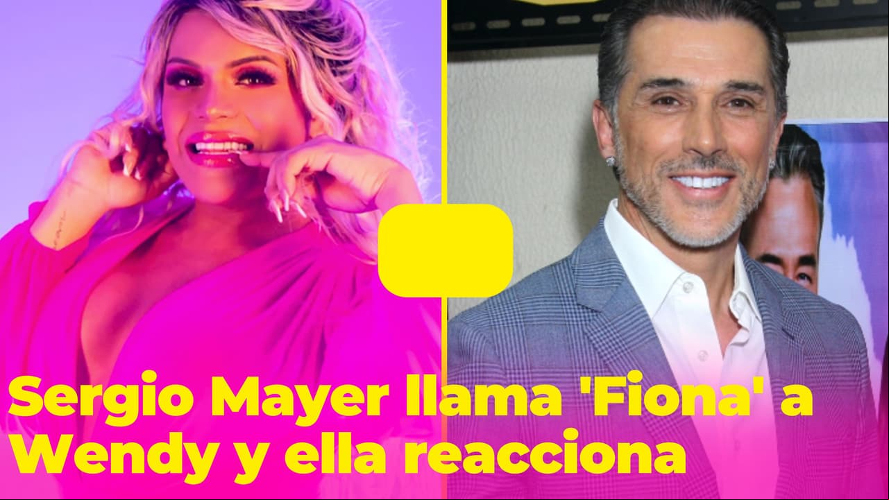 La inesperada reacción de Wendy al ver que Sergio Mayer la llamó Fiona (otra vez)