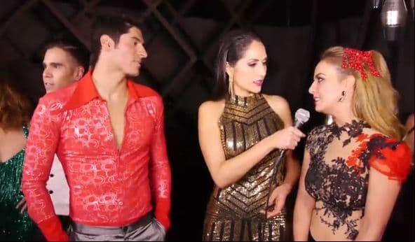 Mariana y Christian contentos y muy nerviosos en Bailando por un Sueño