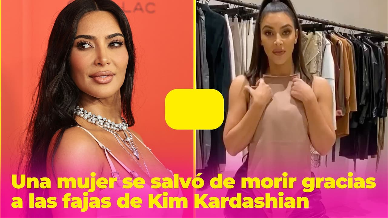 Una mujer se salvó de morir gracias a una faja de Kim Kardashian: así fue el insólito momento