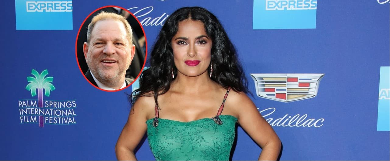 Salma Hayek fue acosada por Harvey Weinstein