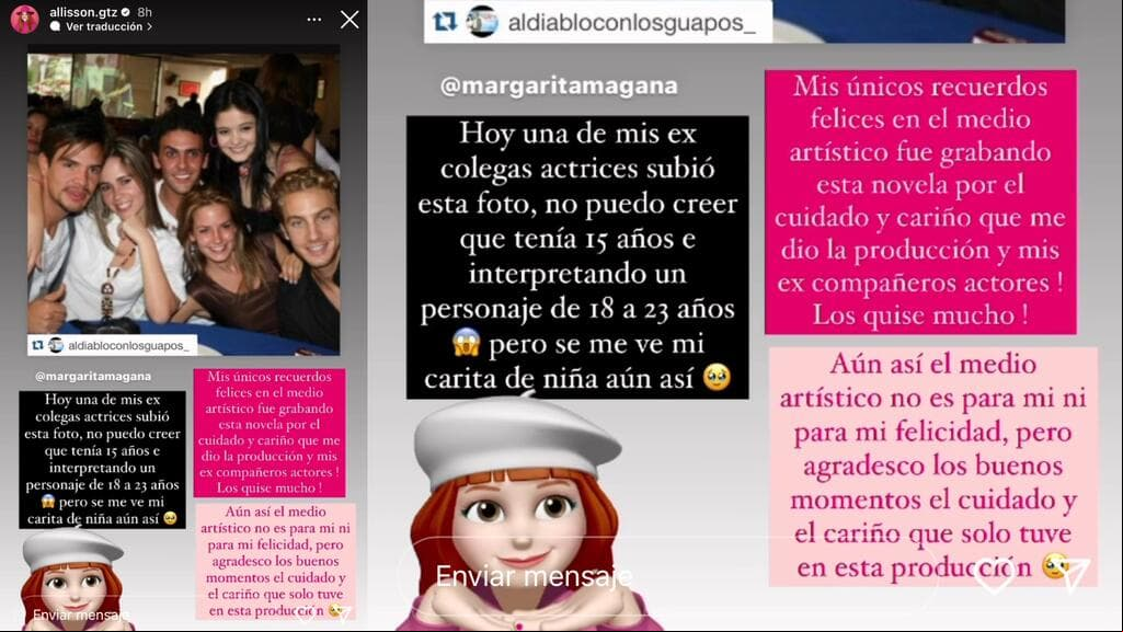 Allisson Lozz reveló así que guarda buenos recuerdos de Al Diablo con los Guapos