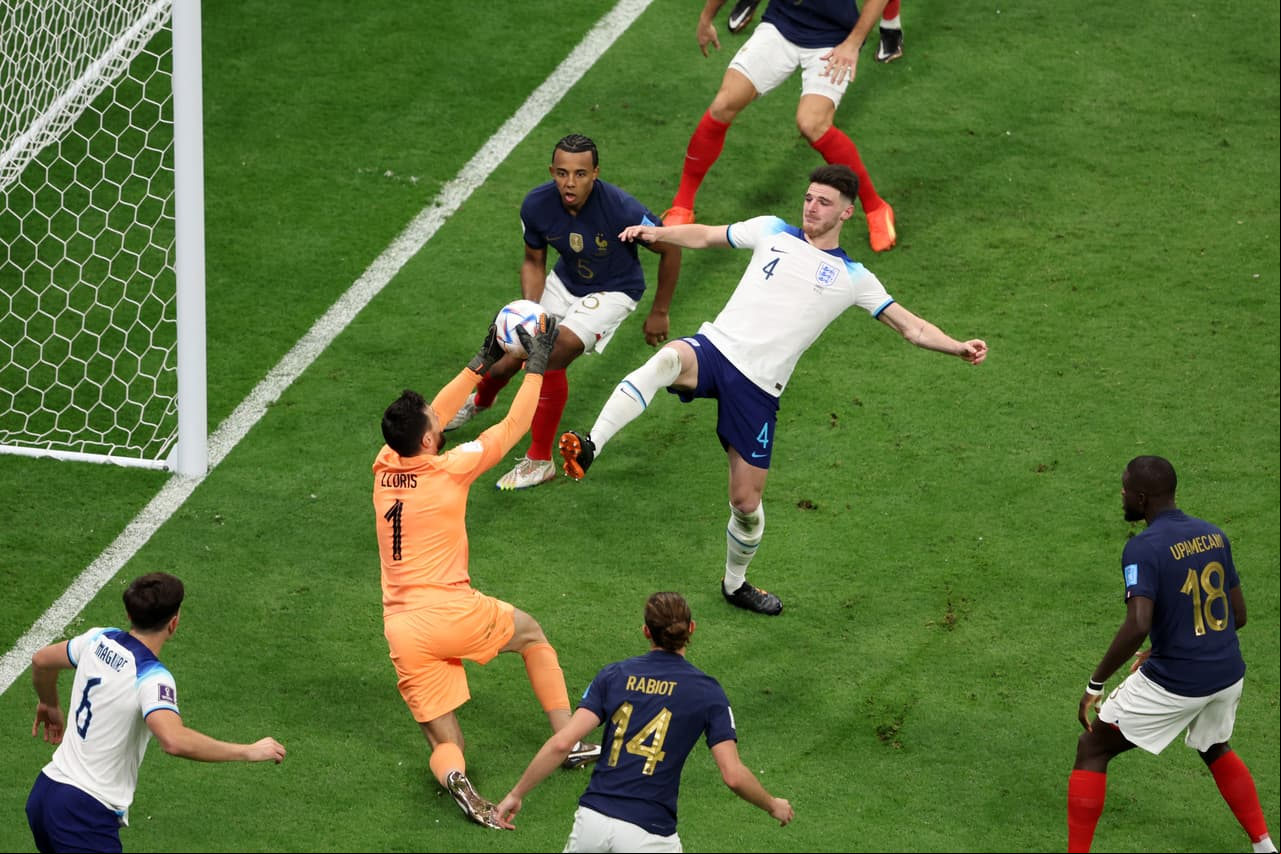 Francia elimina a Inglaterra en el partido donde Harry Kane falló el primer penalti del equipo de los tres leones en la historia de su participación en Copas del Mundo.