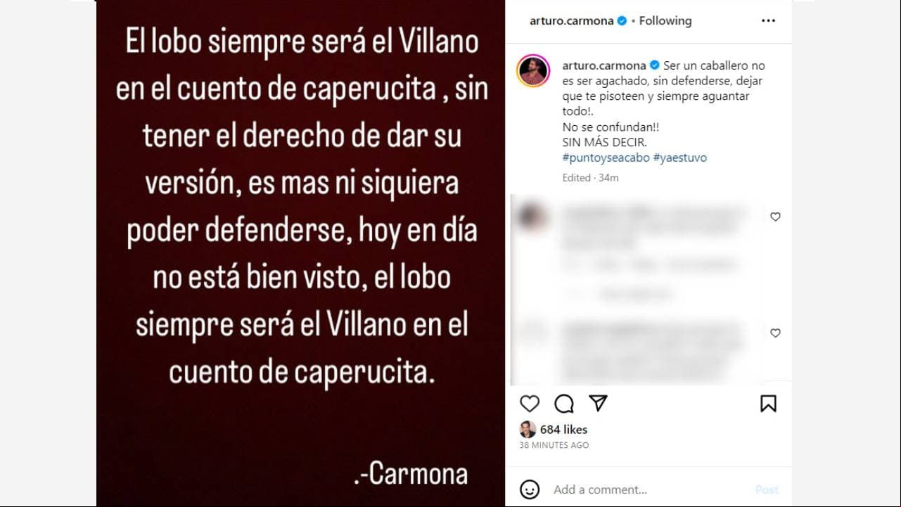 ¿Arturo Camona manda induirecta al hermano de Aracely Arámbula?