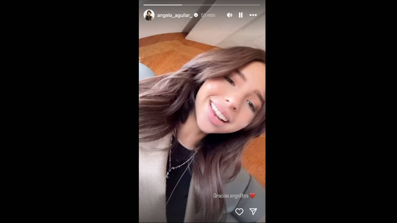 Ángela Aguilar olvida las críticas y esto dice