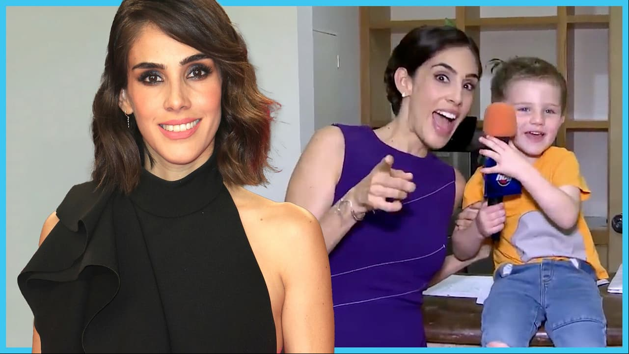 El día que el hijo de Sandra Echeverría desató ternura y sonrojó a su mamá en Hoy