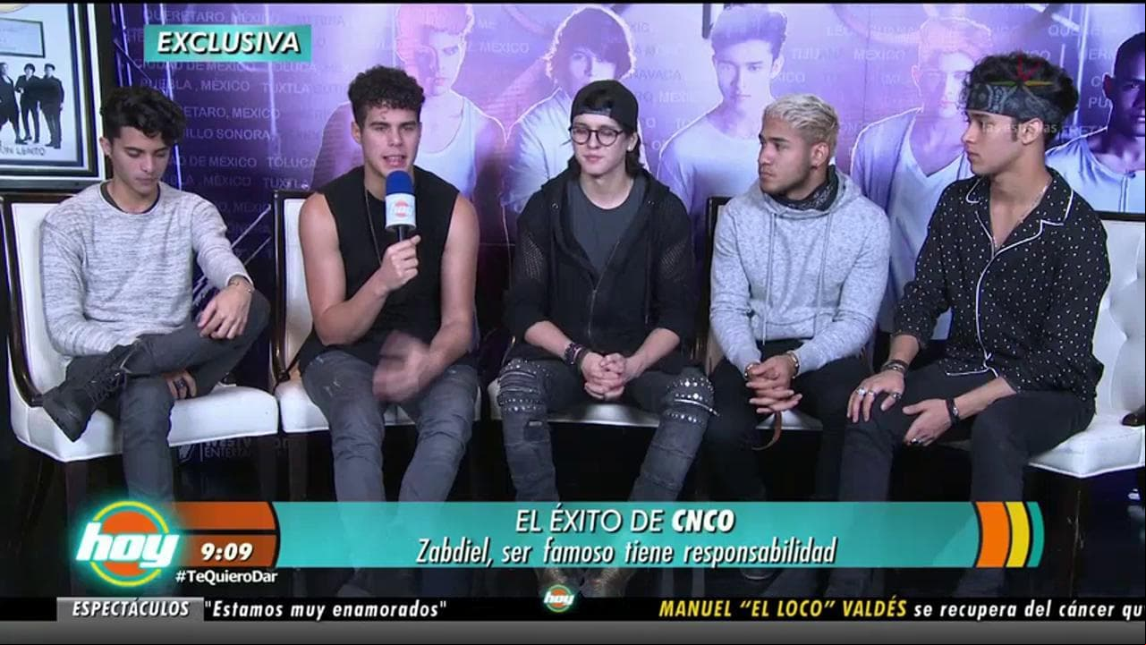 CNCO respalda el reggaetón ante polémica de Aleks Syntek