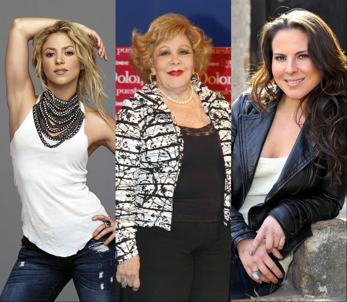 Silvia Pinal fue víctima de violencia doméstica a manos de su tercer marido hace muchos años; pero no fue la única famosa que vivió esa situación, estrellas como Shakira y Kate del Castillo también enfrentaron agresiones de sus parejas