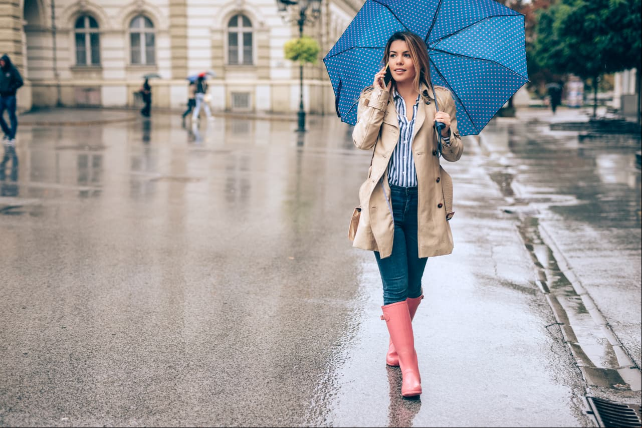 Disfruta de la lluvia y luce tu mejor outfit