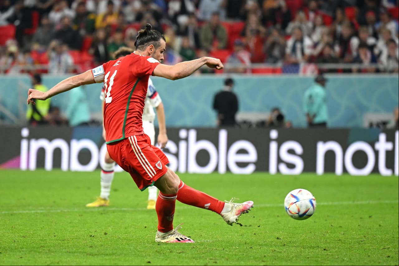 Gareth Bale se convirtió en la imagen que evitó la derrota de Gales ante el Team USA tras un cobro de penalti en el debut de ambas escuadras en Qatar 2022.