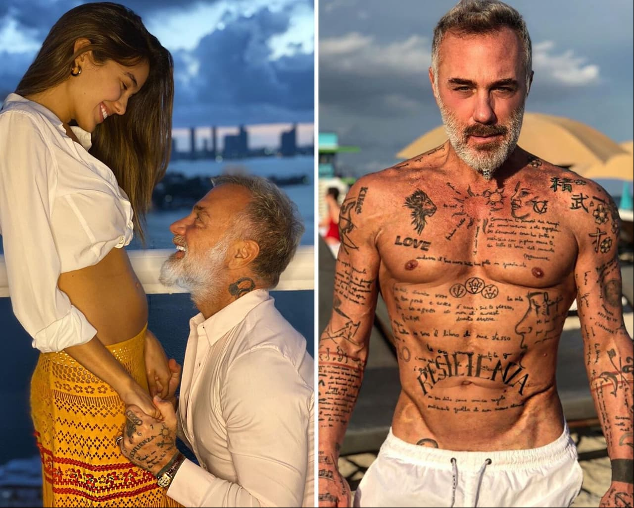 El empresario italiano dio la noticia de que espera a su primer hijo con Sharon Fonseca, de 25 de años.