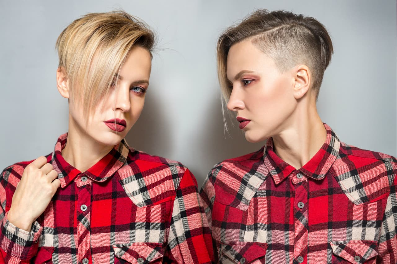 Pixie asimétrico: Deja que una parte de tu cabello caiga sobre la mitad de la cara. Busca el lado más favorecedor de tu rostro y deja que el corte largo quede del lado contrario. ¡Afinarás tus facciones!