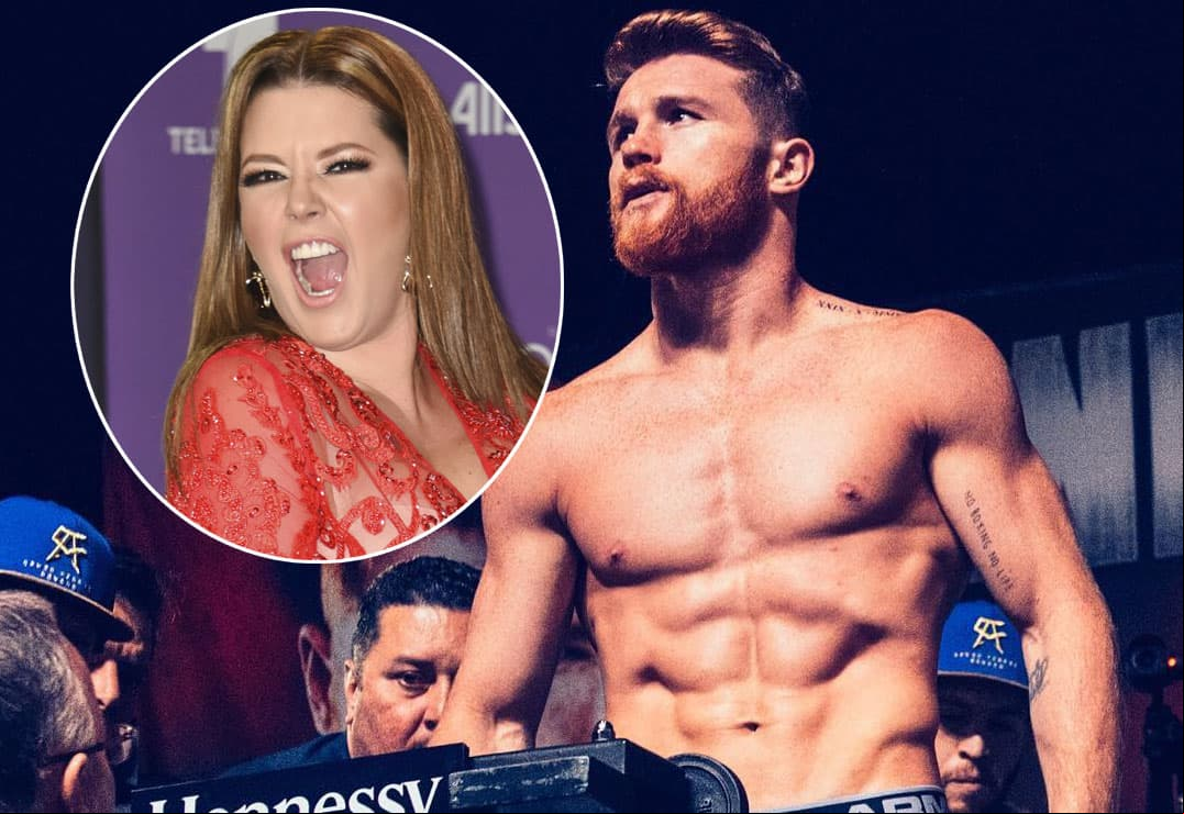 ‘¡Vístase niño!’, exclamó Alicia Machado al ver el pack del ‘Canelo’