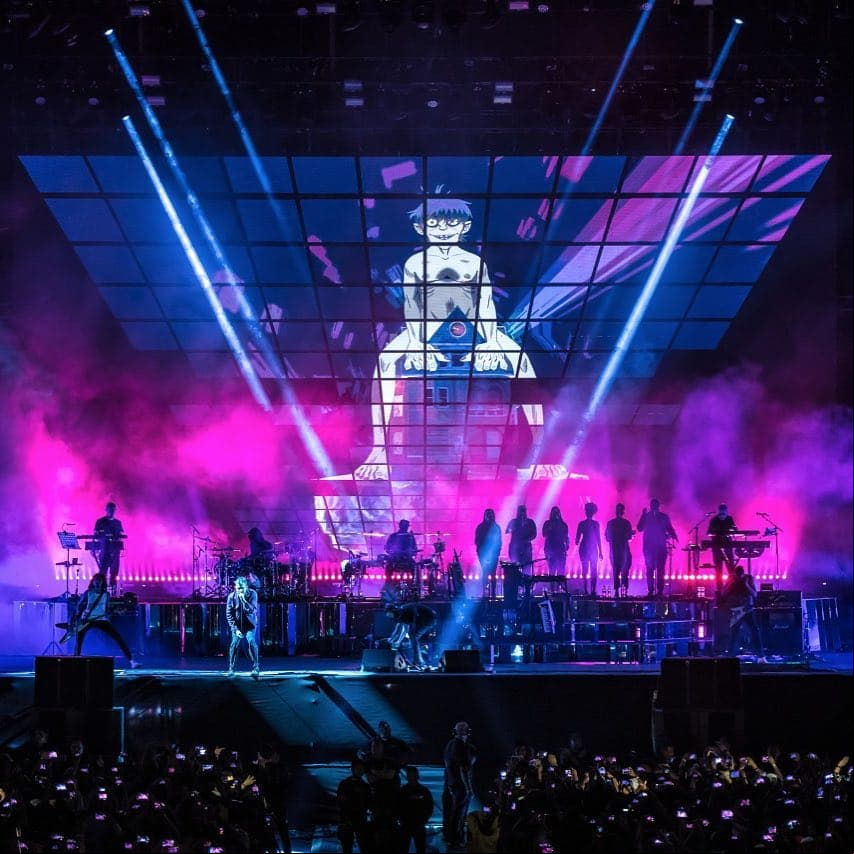 Gorillaz en el Vive Latino 2018