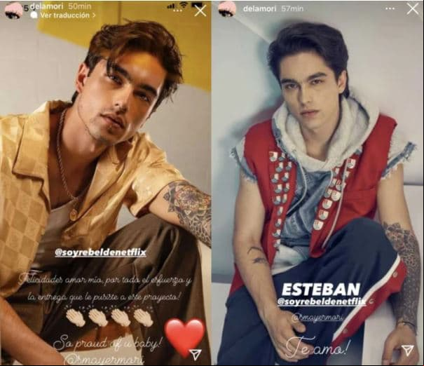 Bárbara Mori reacciona al trabajo de su hijo en Rebelde.