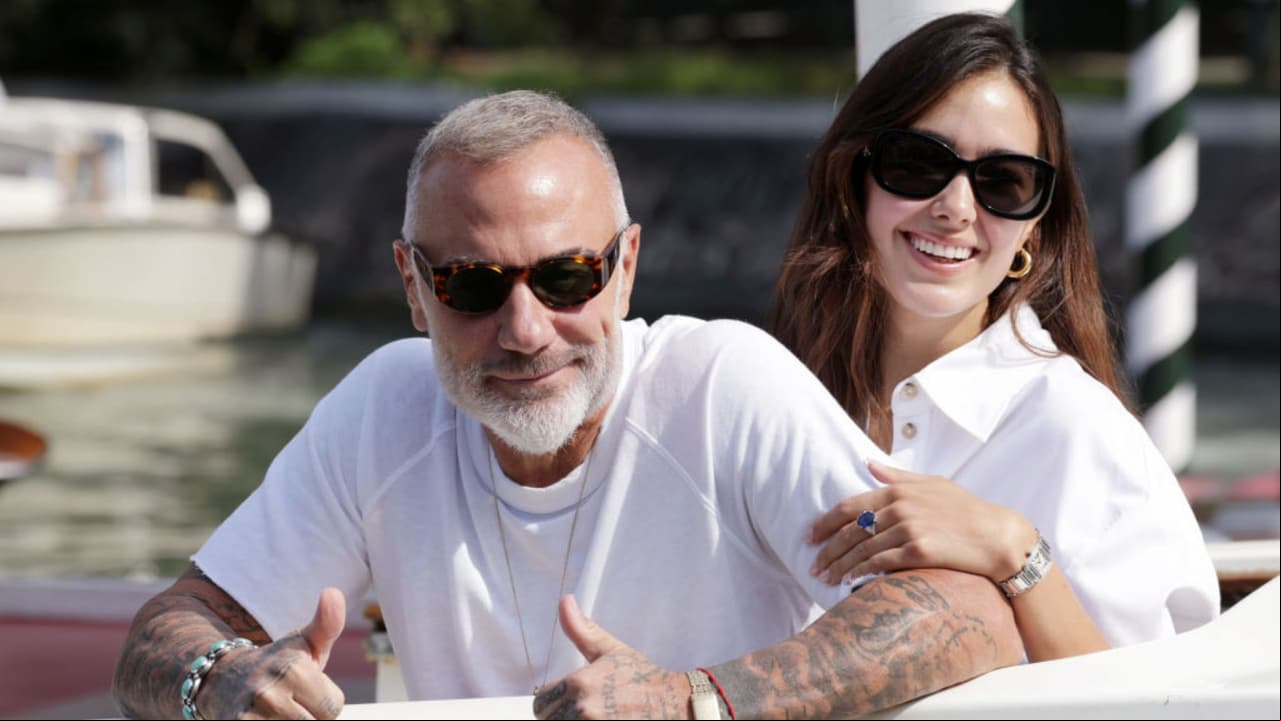 Gianluca Vacchi y Sharon Fonseca.