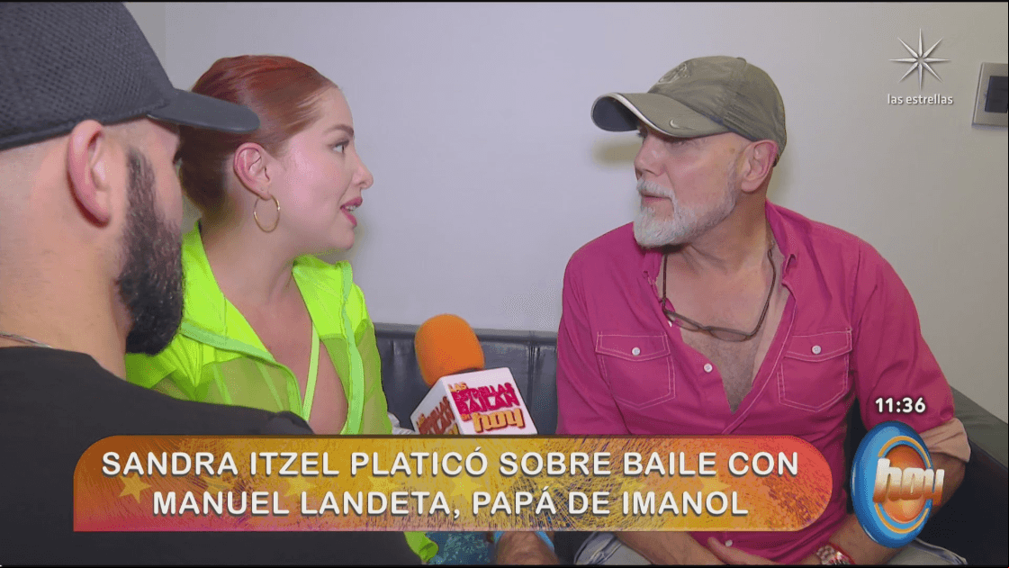 Imanol backstage de los 2000s pop tour