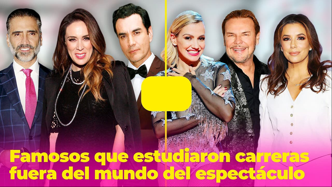 17 celebridades latinas que estudiaron carreras ajenas al mundo del espectáculo