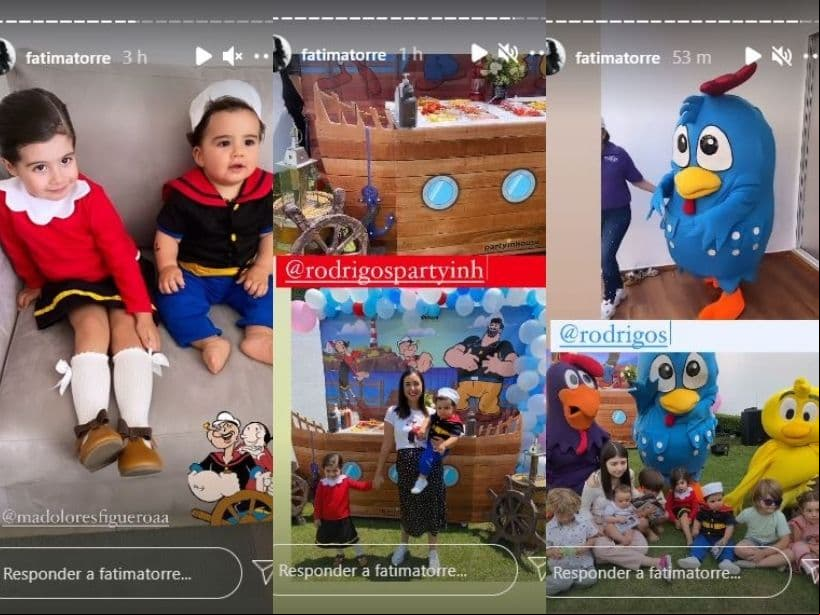 Isabella y Diego enternecieron las redes sociales de su famosa mamá.