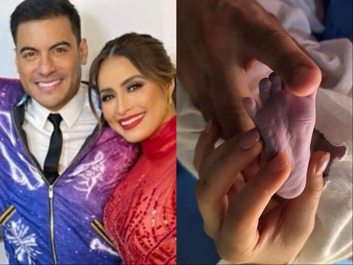 Carlos Rivera y Cynthia Rodríguez ya son papás.