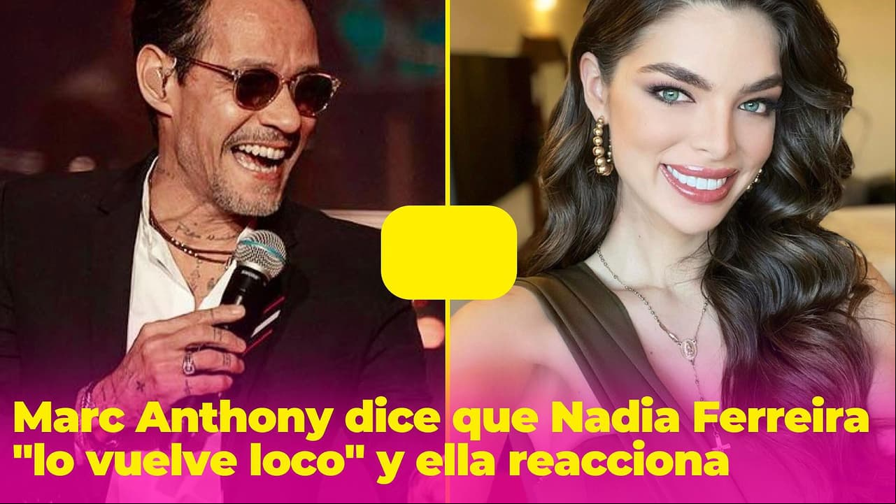"¡Me vuelves loco!”: Marc Anthony sorprende con mensaje a Nadia Ferreira frente a miles