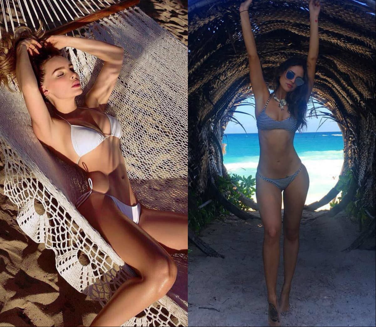A las actrices les fascina mostrarse con muy poca ropa en redes sociales