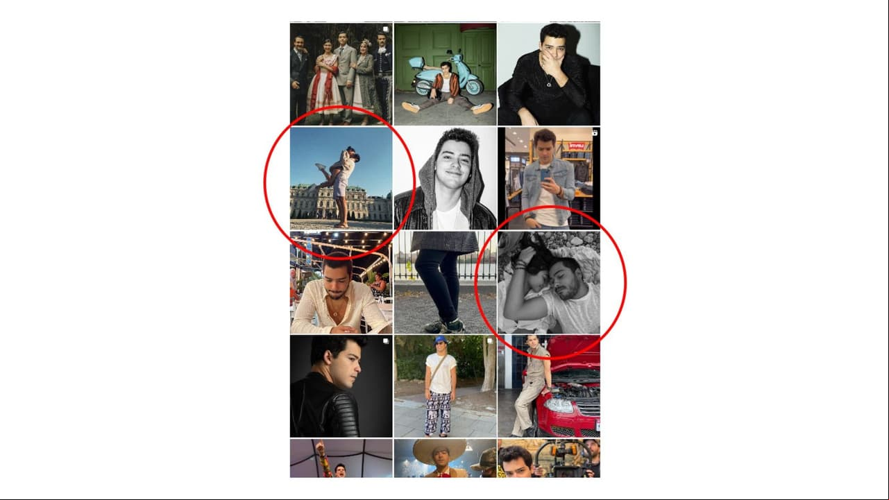 Así luce el perfil de Instagram del actor de 'Eternamente Amándonos'.