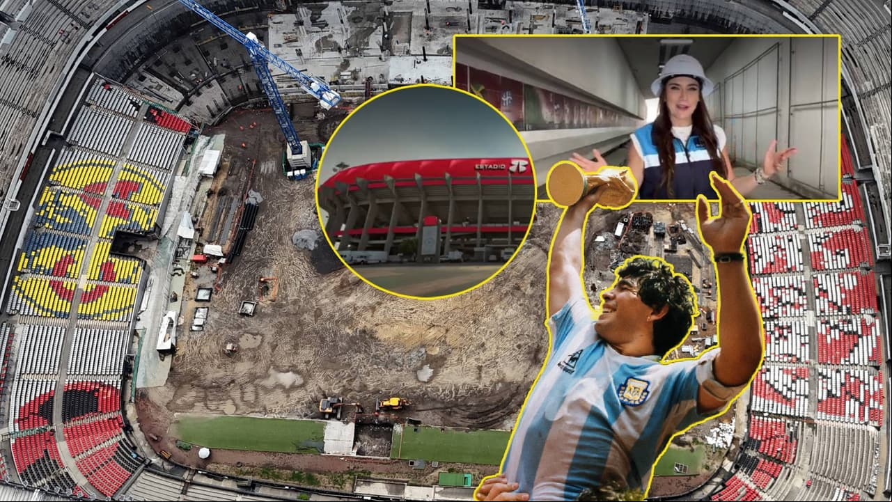 Inéditas imágenes del Estadio Banorte y su remodelación