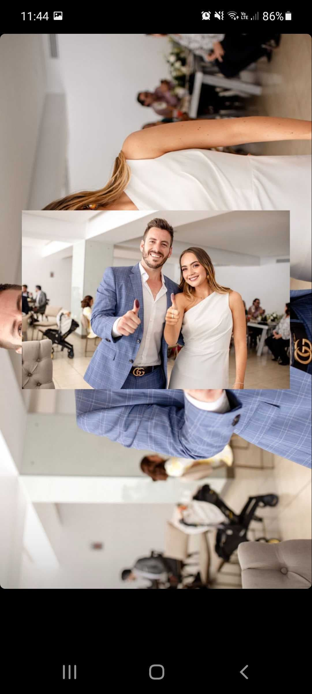 Fue a través de su cuenta oficial de Instagram que la modelo compartió varias imágenes en las que dejó ver cada detalle de la ceremonia.