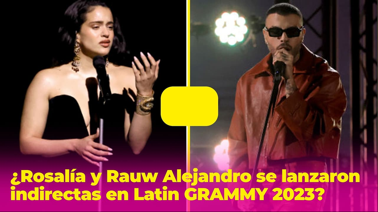 Directo al corazón: Rosalía y Rauw Alejandro se lanzaron desgarradoras indirectas en Latin GRAMMY