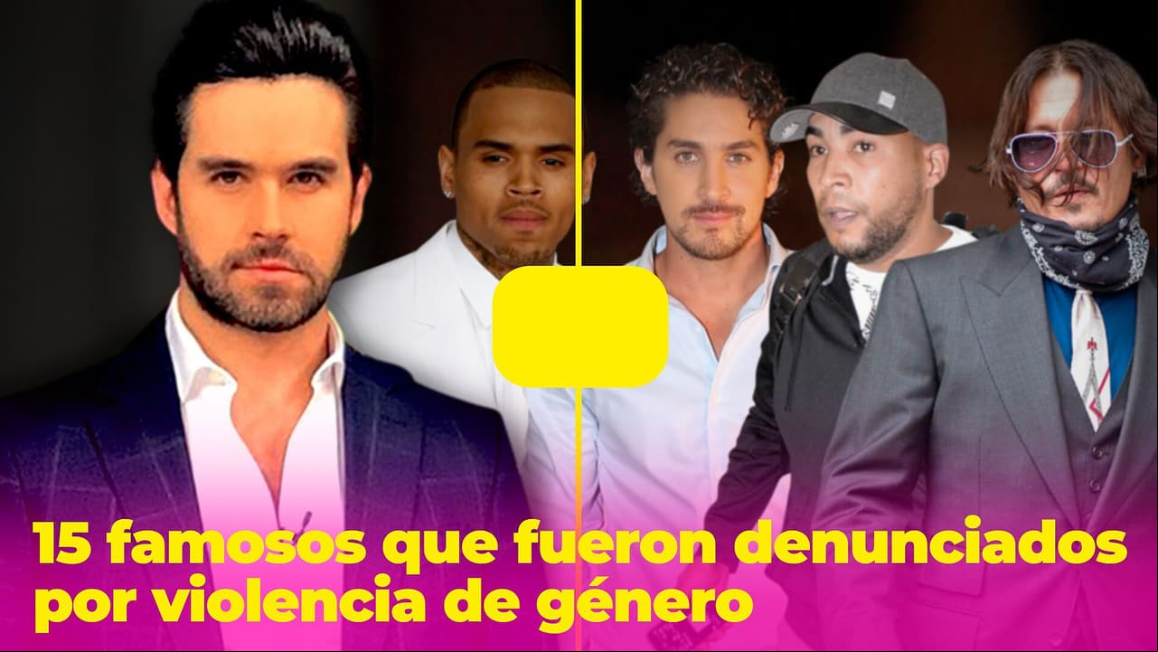 Eleazar Gómez, Don Omar y otros 13 famosos denunciados por violencia de género