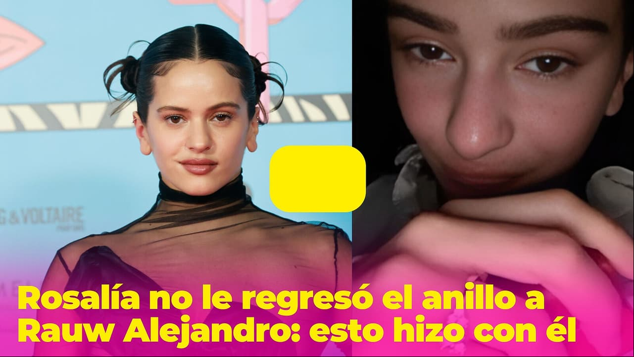 Rosalía no le devolvió el anillo de compromiso a Rauw Alejandro: lo transformó en otra cosa
