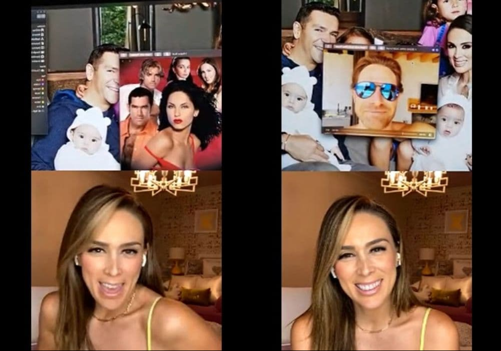 Jacky Bracamontes se reencontró con Sebastián Rulli