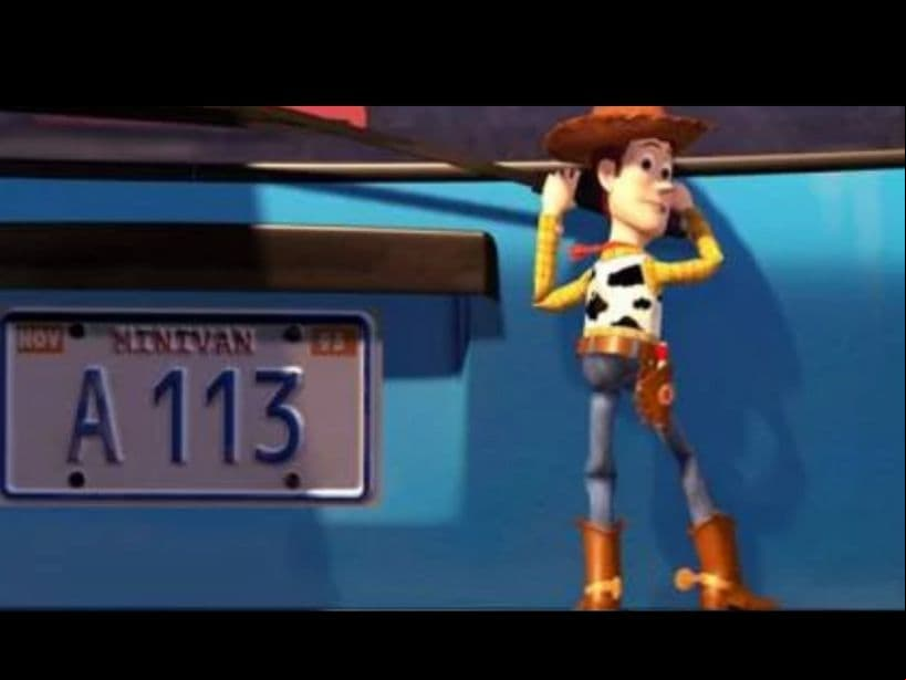 El A113, número que se repite en todas las películas de Pixar, no pudo faltar en una escena Toy Story 4.