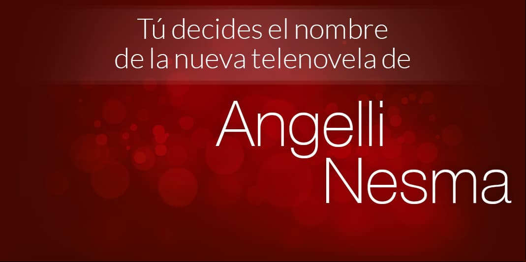 ¡Decide el nombre de una telenovela!