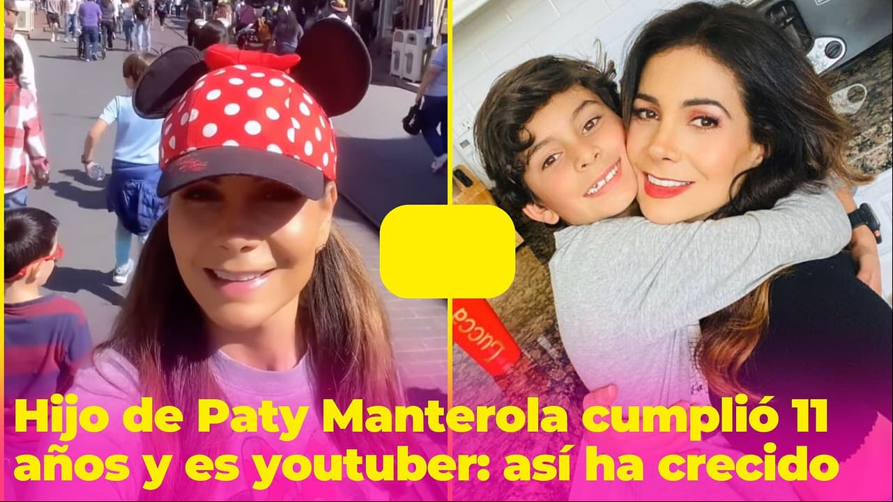 El hijo de Paty Manterola cumplió 11 años y ya es youtuber: mira cuánto ha crecido Lucca
