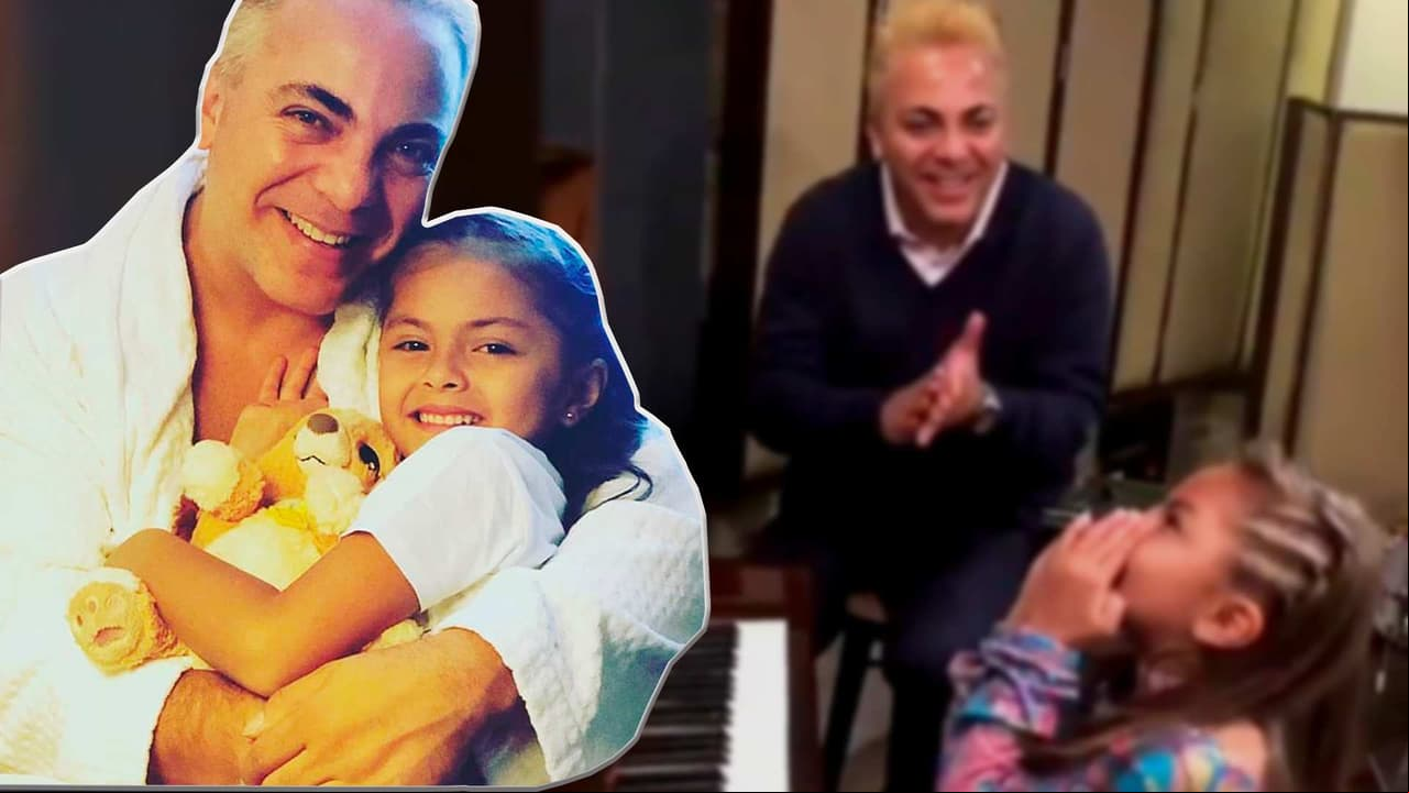 VIDEO: Cristian Castro queda impresionado con el talento musical de su hija Rafaela